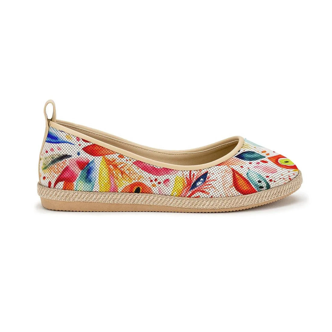 Beige Voyage Round Toe Crossed - CANVAEGYPT