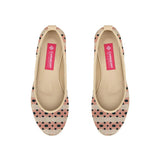 Beige Voyage Round Toe Dot - CANVAEGYPT