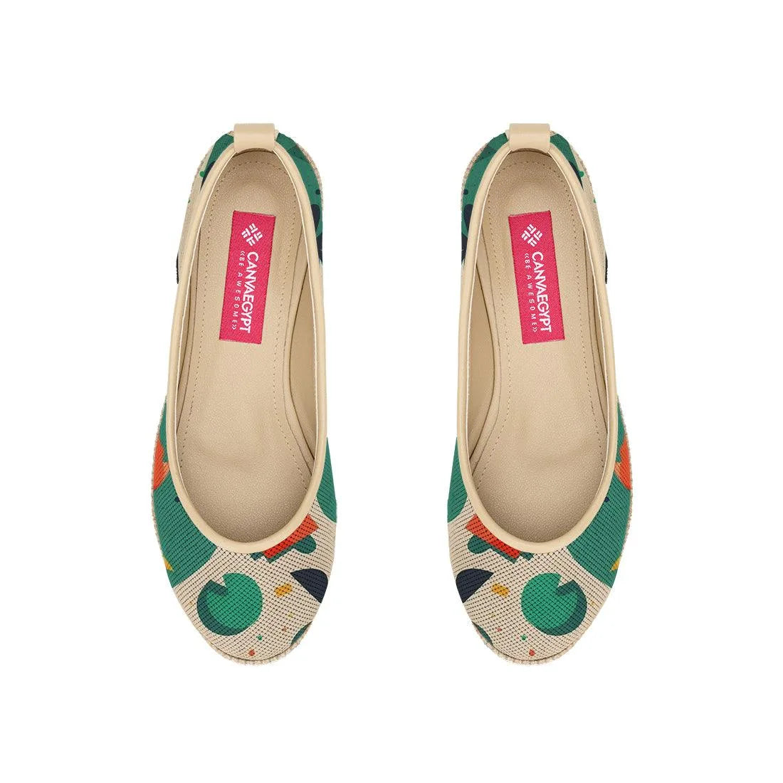 Beige Voyage Round Toe Shapes - CANVAEGYPT