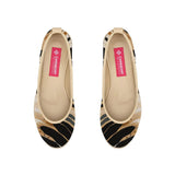 Beige Voyage Round Toe Short Leaf - CANVAEGYPT