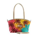 Beige Wide Tote Bag Enjoy Summer - CANVAEGYPT