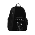 Black Mixed Backpack Music
