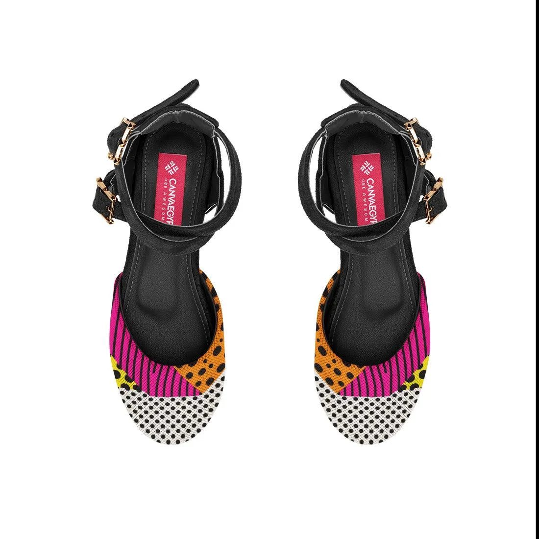 Black Chunky Sandal Flow - CANVAEGYPT