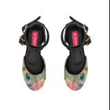 Black Chunky Sandal Flower - CANVAEGYPT