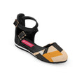 Black Chunky Sandal Geo