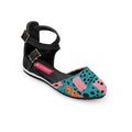 Black Chunky Sandal Particles