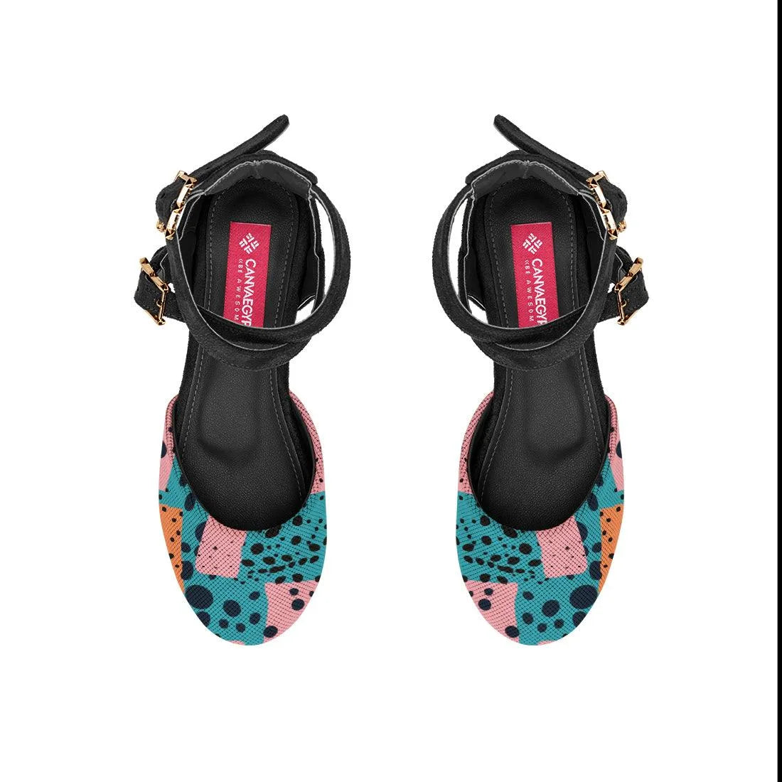 Black Chunky Sandal Particles - CANVAEGYPT