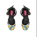 Black Chunky Sandal Pattern - CANVAEGYPT