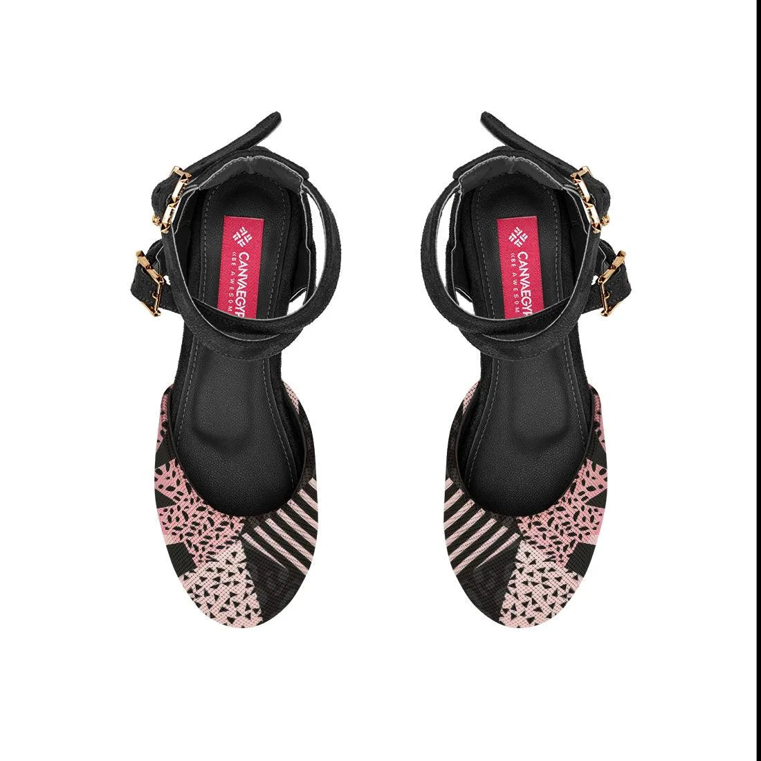 Black Chunky Sandal Scratches - CANVAEGYPT