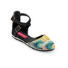 Black Chunky Sandal Scribbles