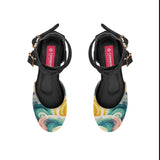 Black Chunky Sandal Scribbles - CANVAEGYPT