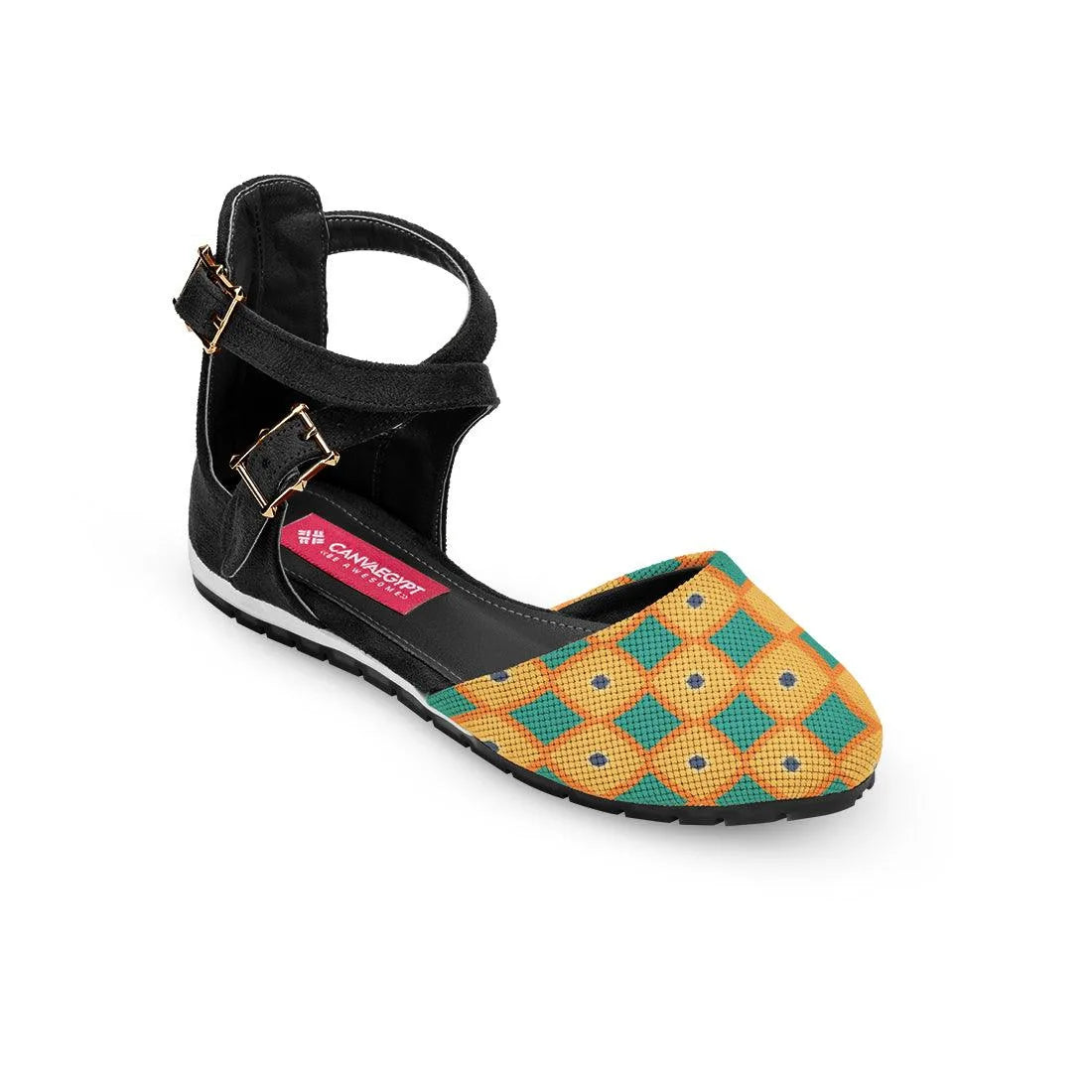 Black Chunky Sandal Segments - CANVAEGYPT
