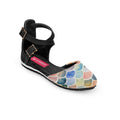 Black Chunky Sandal Shine