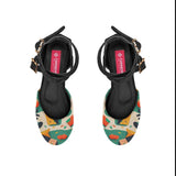 Black Chunky Sandal Texture - CANVAEGYPT