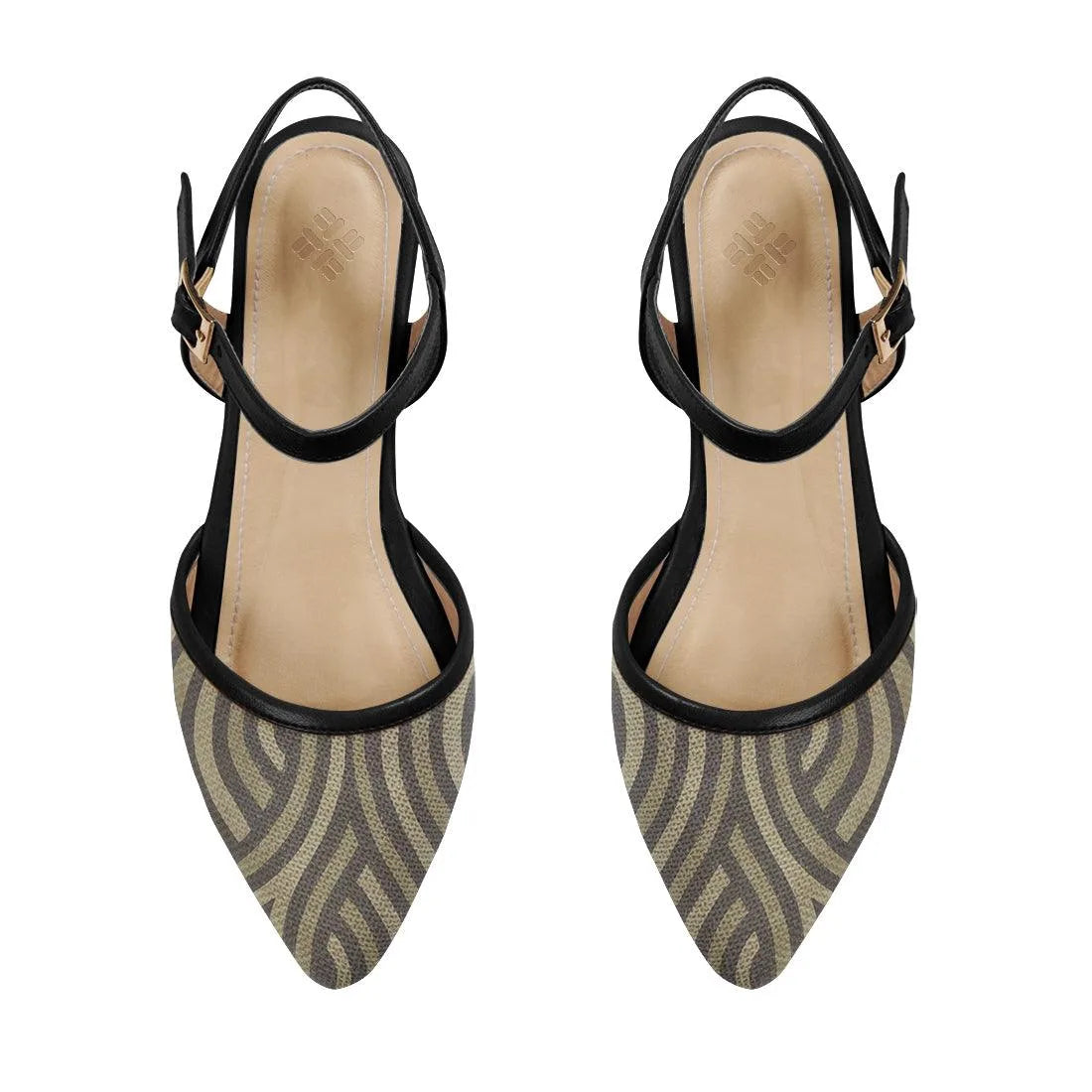 Black Closed Strap Sandal Texture - CANVAEGYPT
