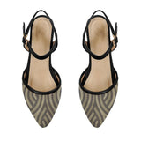 Black Closed Strap Sandal Texture - CANVAEGYPT