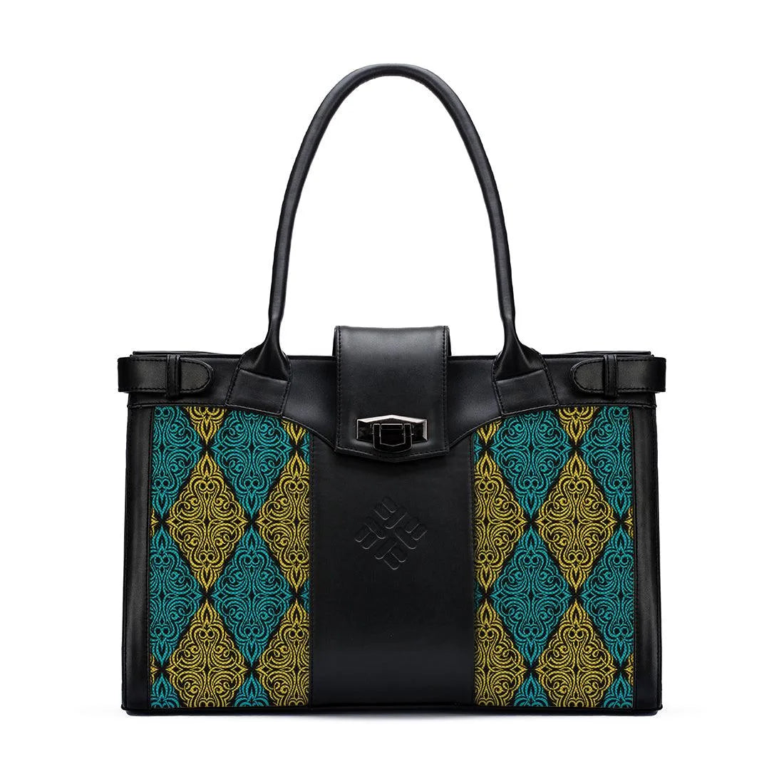 Black Double Handle Arabic Pattern - CANVAEGYPT