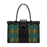Black Double Handle Arabic Pattern - CANVAEGYPT