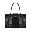 Black Double Handle Floral
