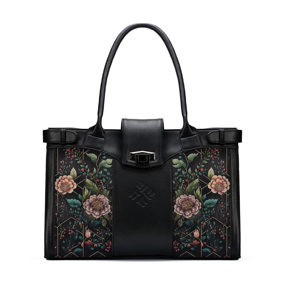 Black Double Handle Floral - CANVAEGYPT