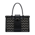 Black Double Handle Grey Spotted