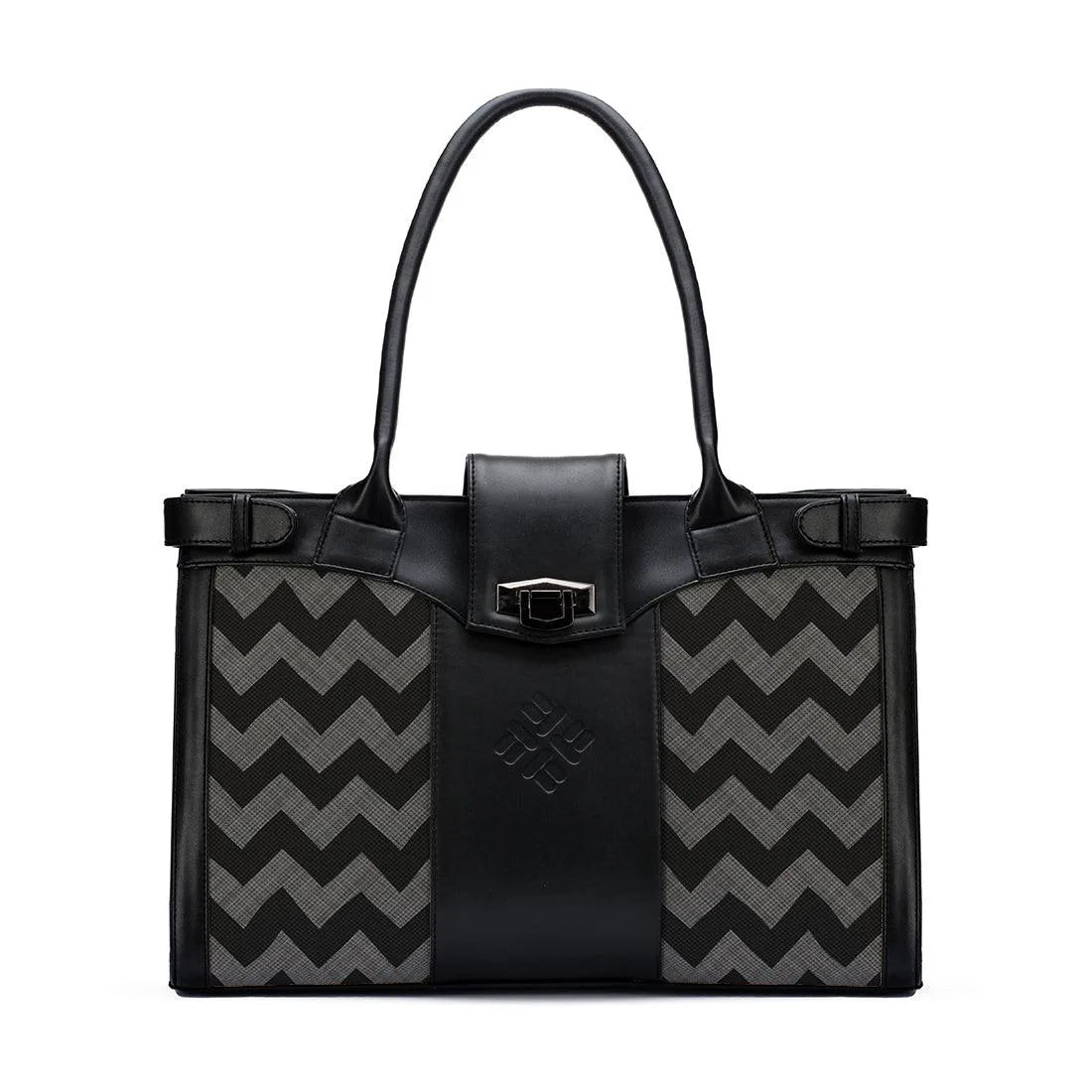 Black Double Handle Grey Spotted - CANVAEGYPT