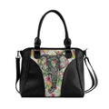 Black Ladies Handbag Elephant Sketch