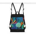 Black Laptop Backpack Abstract