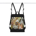 Black Laptop Backpack Cute Animals
