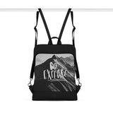 Black Laptop Backpack Go Explore - CANVAEGYPT