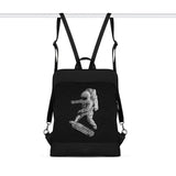 Black Laptop Backpack KickFlip In Space - CANVAEGYPT
