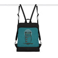 Black Laptop Backpack Winter Owl
