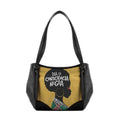 Black Leather Tote Bag Consciencia Negra
