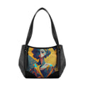 Black Leather Tote Bag Pixeld Girl