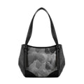 Black Leather Tote Bag The Grey Rocks