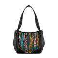 Black Leather Tote Bag Tress