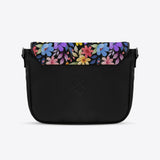 Black Messenger Crossbody floral - CANVAEGYPT