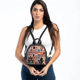 Black Mini Backpack Alien - CANVAEGYPT