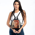Black Mini Backpack Brunette Beauty