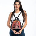 Black Mini Backpack Lemon beret girl