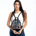 Black Mini Backpack Tiger