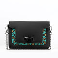 Black Mini Embossed Chain Bag Creative Skin