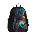 Black Mixed Backpack The other side
