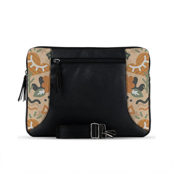 Black Mixed Laptop Sleeve Abstract - CANVAEGYPT