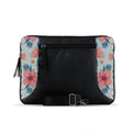 Black Mixed Laptop Sleeve Flower Art