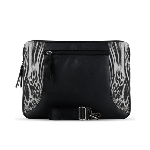 Black Mixed Laptop Sleeve Skin - CANVAEGYPT
