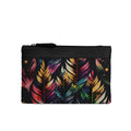 Black Mixed Pouches Colorful Leaves