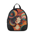Black O Mini Backpacks Colorful Pattern