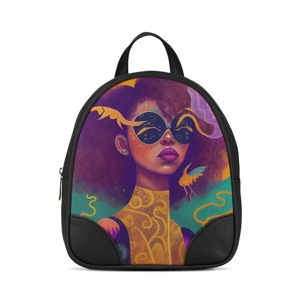 Black O Mini Backpacks Pinky Hair - CANVAEGYPT