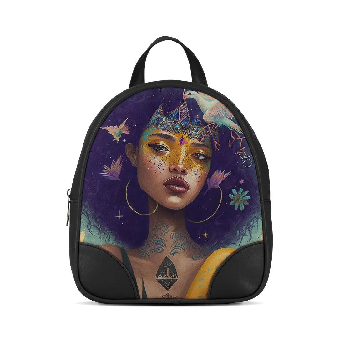 Black O Mini Backpacks Pretty Lady - CANVAEGYPT